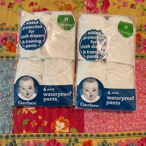Gerber Waterproof Training Pants 4-Pack - White